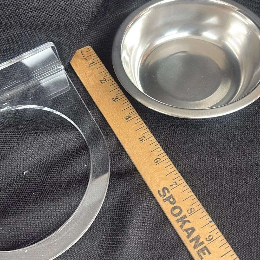 Stainless Steel Double Pet Bowl-nwot